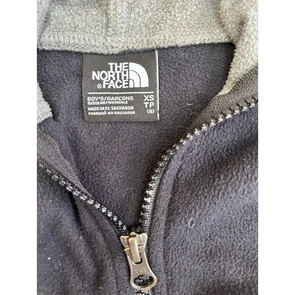 THE NORTH FACE Unisex Kids Glacier Fill-Zip Fleece Hooded Jacket / Size: XS
